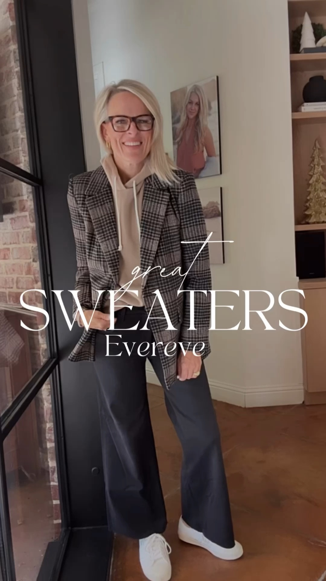 Evereve is a style go-to, and so many great new sweaters that I’m sharing with you. 
Wearing small in all sweaters - my true size

These Kut from the Kloth wide leg denim are SO good, I have a few pair. I recommend sizing down one size in those.
I’m 5”6” for reference


#LTKStyleTip #LTKOver40 #LTKSeasonal