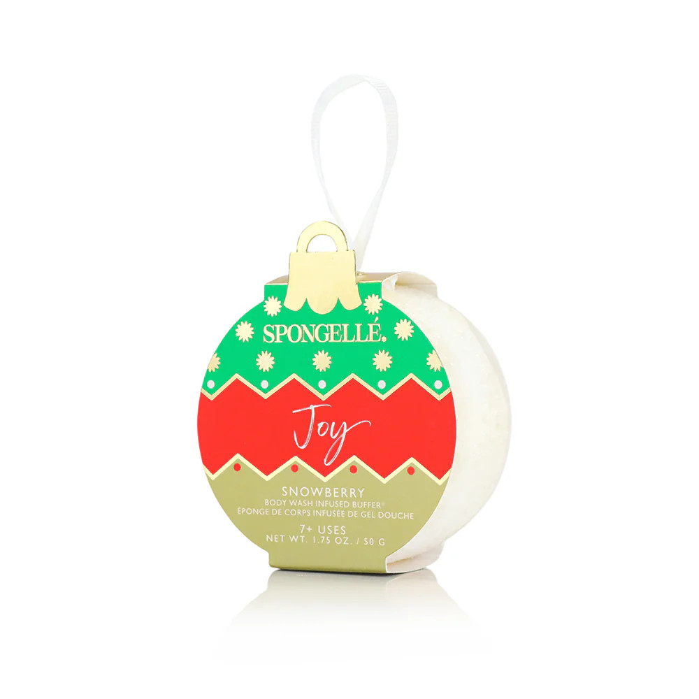 Joy - Snowberry | Holiday Ornament | Spongelle