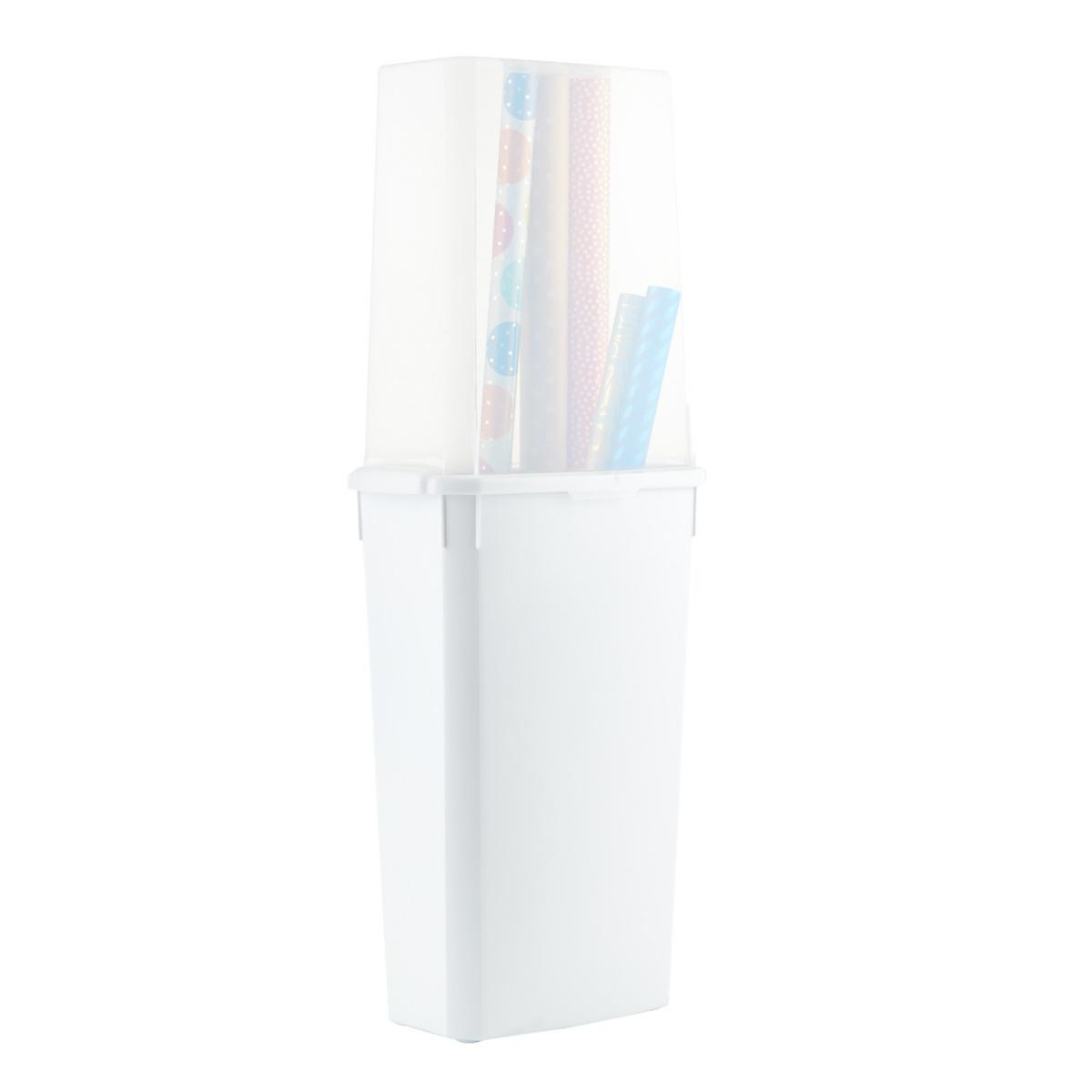 Iris Clear Vertical Gift Wrap Box | The Container Store