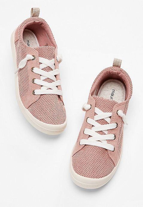 Mariah Faux Suede Sneaker | Maurices