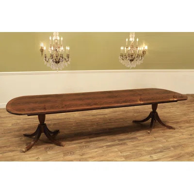 Extendable Pedestal Dining Table | Perigold