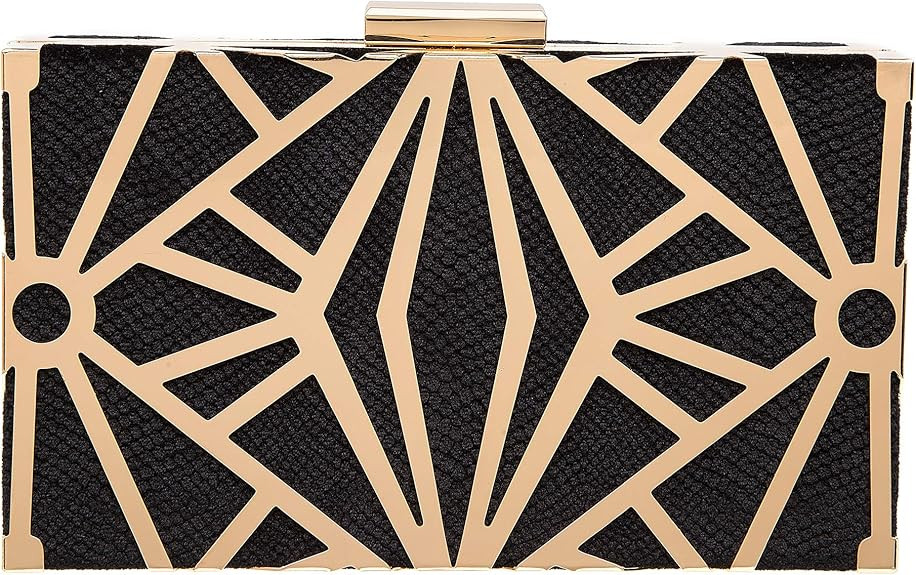 CARIEDO Women Evening Bag Elegant Clutch Purse Exquisite Velvet Metal Hollow out Handbags Prom We... | Amazon (US)