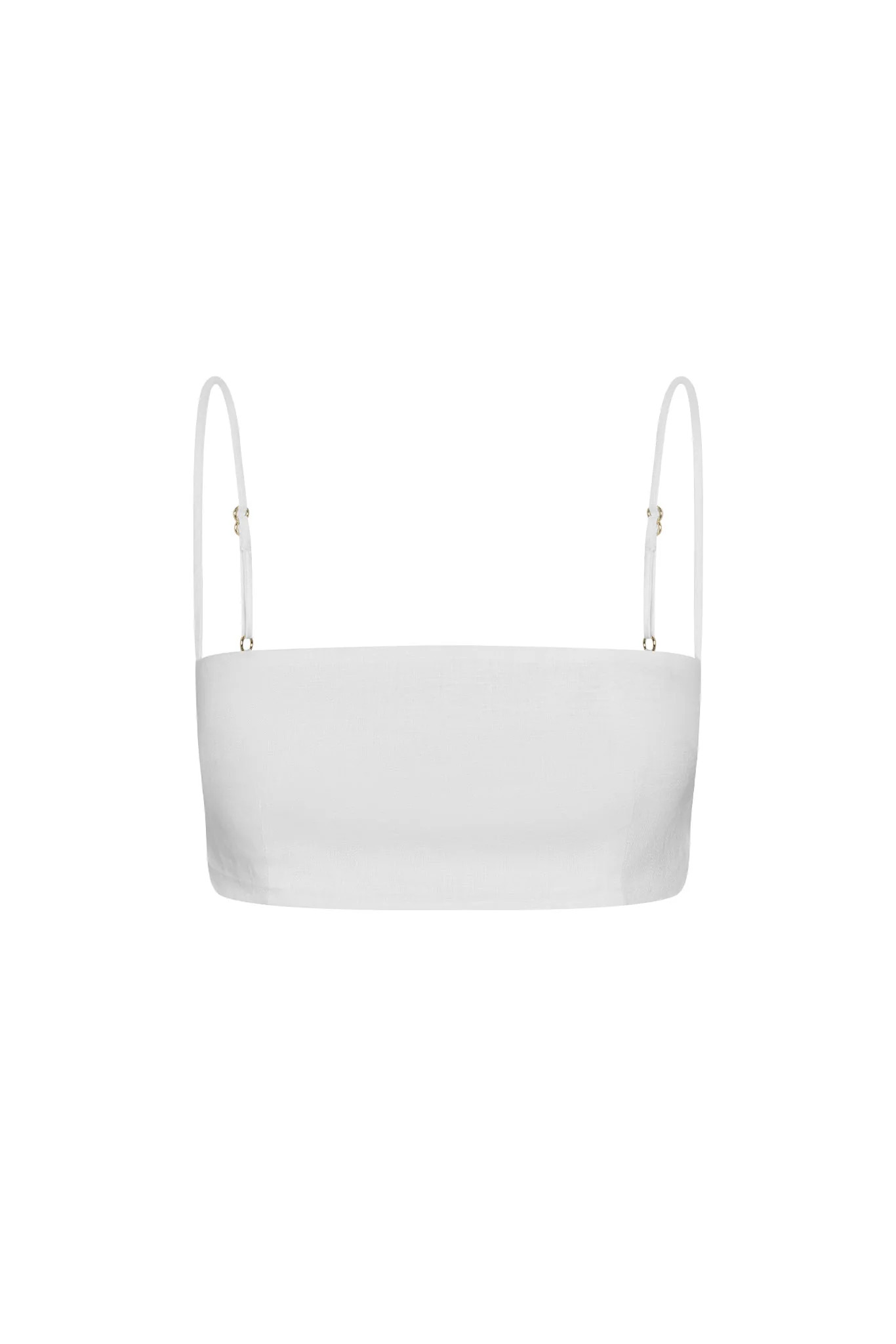 San Diego Top - White Linen | Monday Swimwear