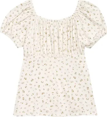Kids' Ruched Jersey Top | Nordstrom