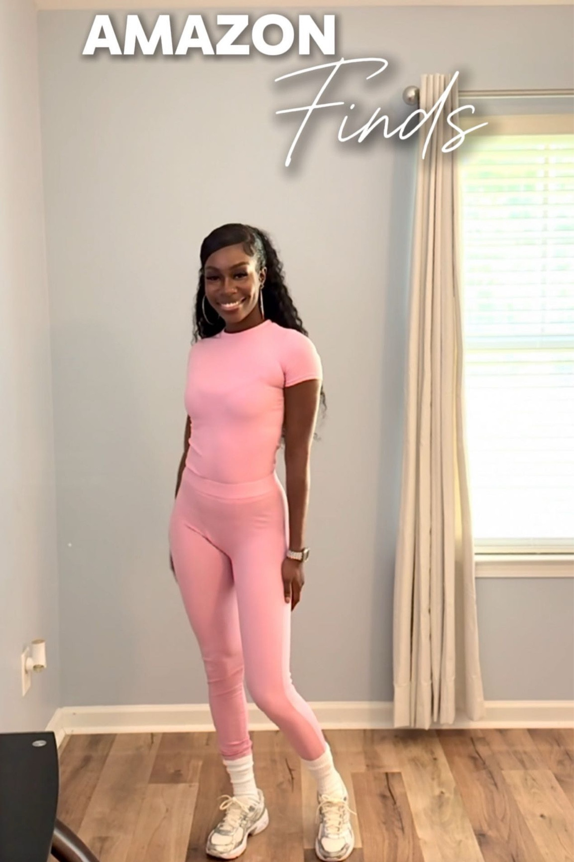 Somebody pinch me!!! 

This loungewear set was so comfortable, stretchy, very lightweight yet it was still full coverage. It's almost unreal how perfect this set is for a quick lil flight.

Go ahead & grab yours 🫶🏽 
Link to my Amazon Storefront is in my bio 💕
•
•
•
•
•
•
#amazon #ootd #airportfit #loungewear #tallgirls #fashionblogger #explorepage #perfection