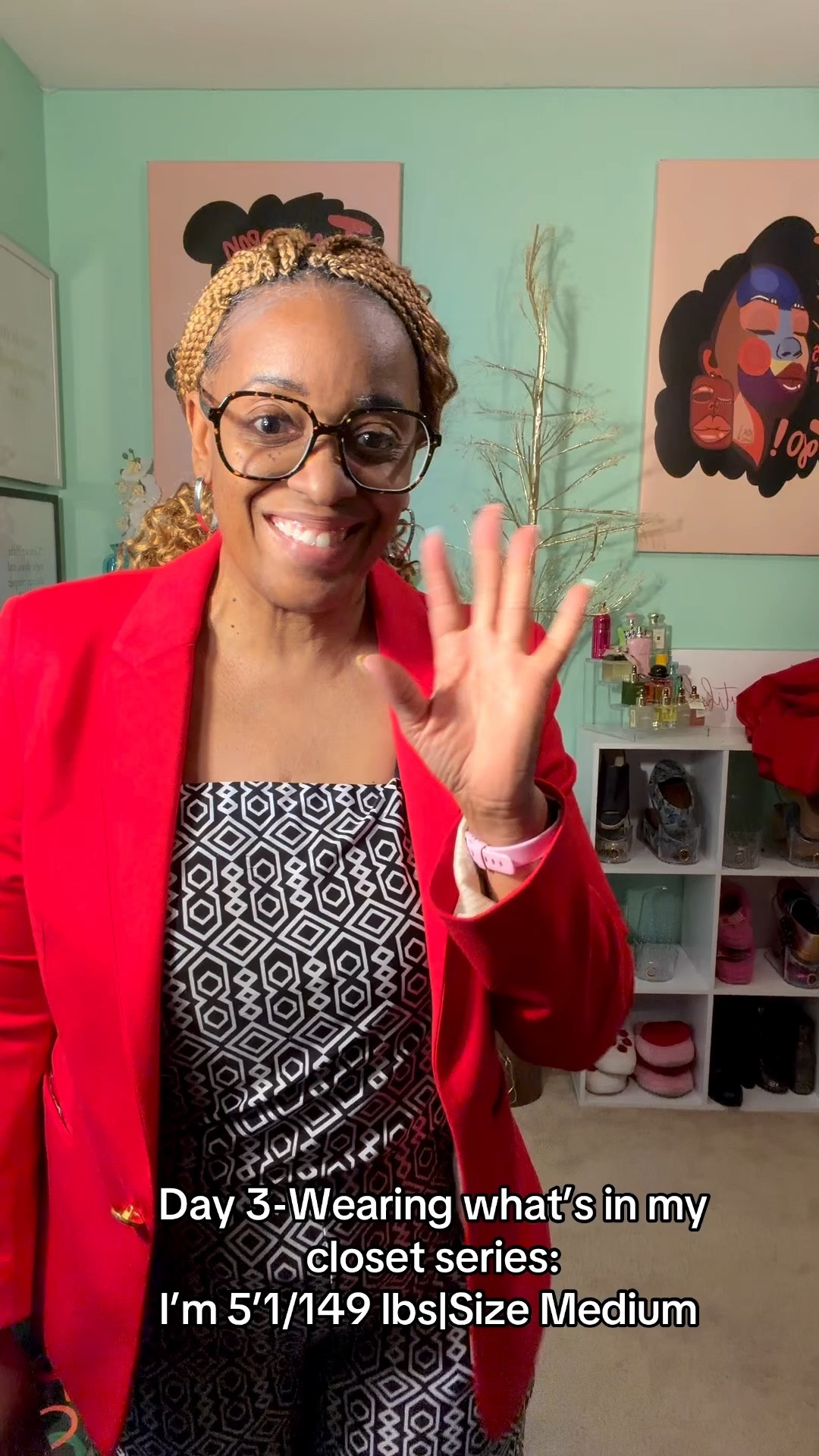 Day 3 of Styling What’s in My Closet and baby… we did NOT come to play 🔥

Look #1: I stepped out in a black & white jumpsuit, threw on a bold red jacket, and sealed it with red shoes—because if you’re going to a business meeting, you might as well walk in like you own the building. Then I kept it cute and comfy for errands (because life doesn’t stop after the meeting, okay?).

Also… first day back driving and the excitement was REAL 🚗✨ Freedom never looked so stylish!

Look #2: This cute little number from AKIRA (yes, size 7.5 in the shoes 👠) came through with the vibes—effortless but still giving “she didn’t come to blend in.”

Look #3: And let’s not sleep on this Amazon dress… simple, flattering, and doing exactly what it needed to do without asking for too much. We love a dependable queen 👏🏽

Now be honest…
Are we keeping these looks or retiring them for good? 👀

#StyleYourCloset #OOTD #ClosetConfidence #FashionOver40 #DallasStyle #WhatImWearing #StyleInspo

#LTKU #LTKgrwm