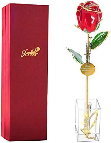 24k Gold Rose Gifts for Her,Gifts for Women,Gifts for Mom on Valentine's Day Birthday Anniversary Mo | Amazon (US)