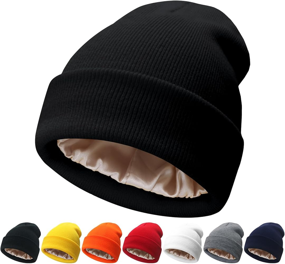 NPQQUAN Unisex Beanie Hats for Men Women Winter Knit Beanies | Amazon (US)