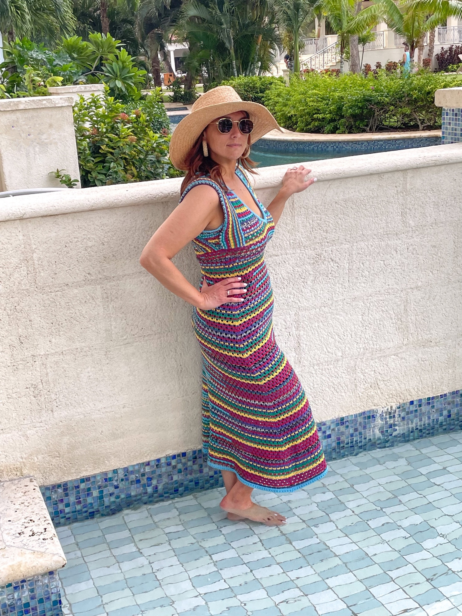 colourful crochet dress Crochet clothes colourful