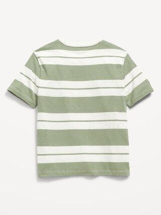 Softest Short-Sleeve Striped Pocket T-Shirt for Boys | Old Navy (US)