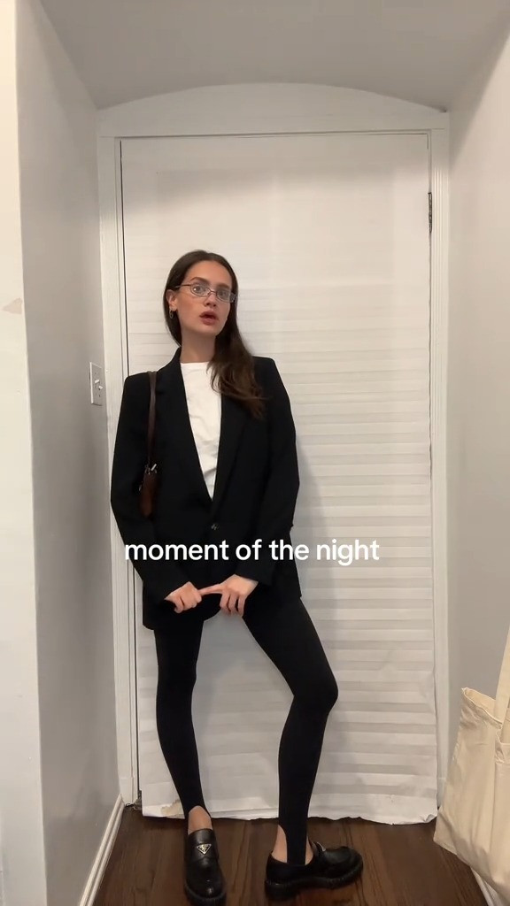 Loving a stirrup legging. Such an easy way to dress up a comfy look 

 #LTKWatchNow #LTKStyleTip