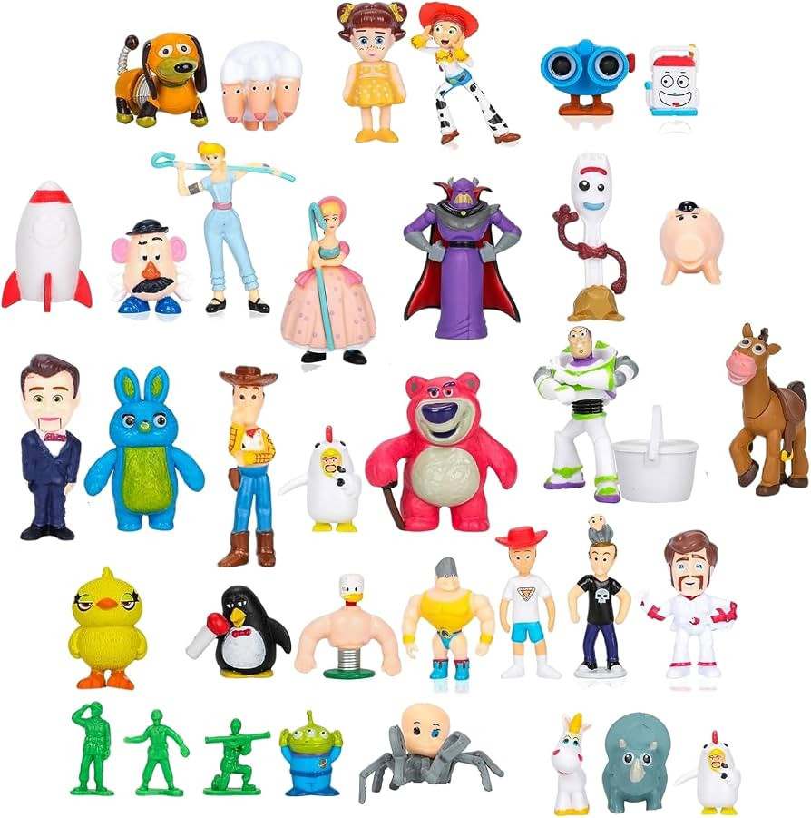 36Pack Toy Anime Story Figurines,Woody Toy Anime Story Doll,Buzz Anime Lightyear Toy,PVC Toy Anim... | Amazon (US)