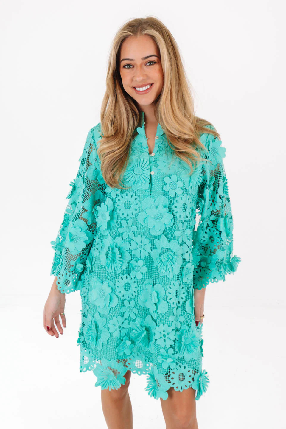 The Seraphina Dress - Teal | J.Marie