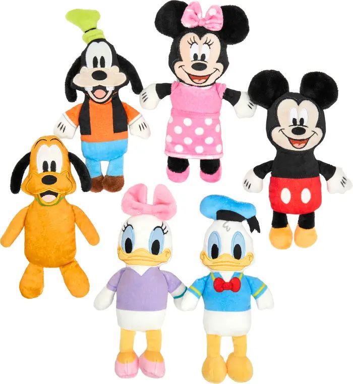 x Disney Mickey & Friends 6-Pack Squeaky Dog Toys | Nordstrom