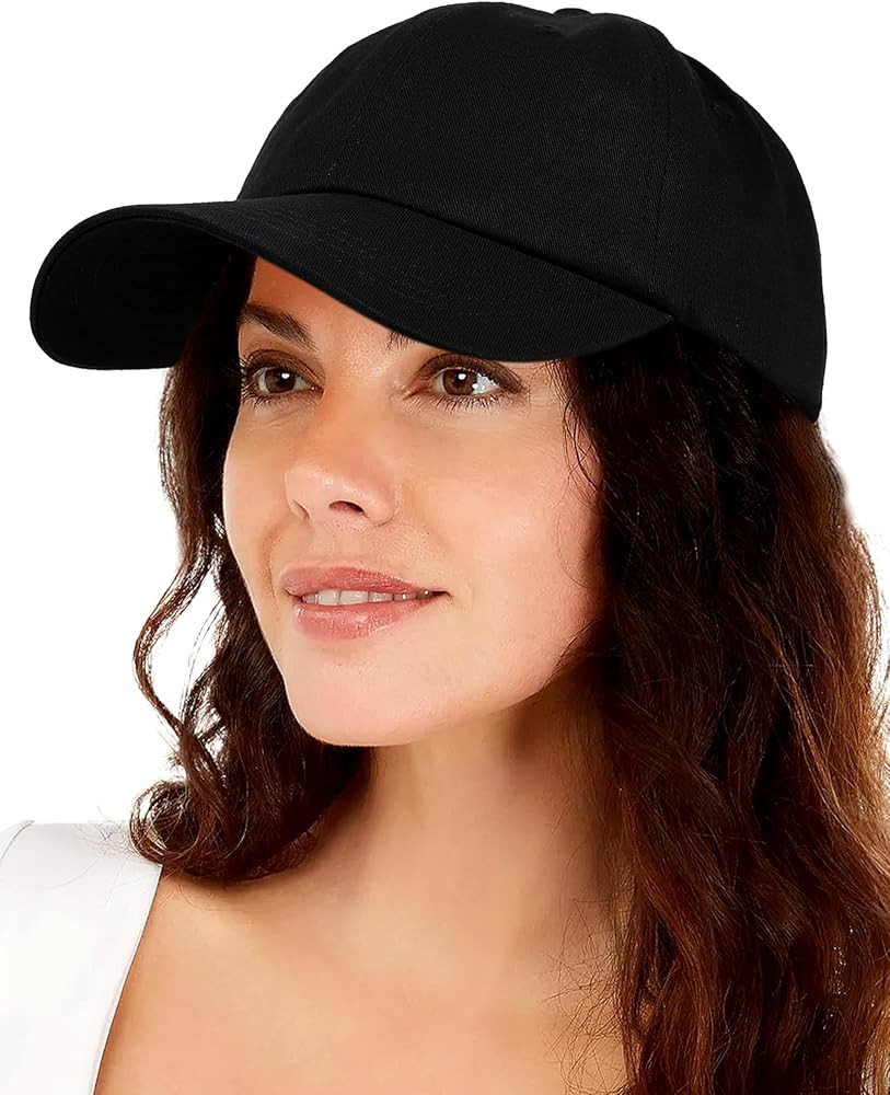 Womens Satin Lined Unstructured Baseball Cap Unisex Silk Lining Washed Cotton Adjustable Vintage ... | Amazon (US)