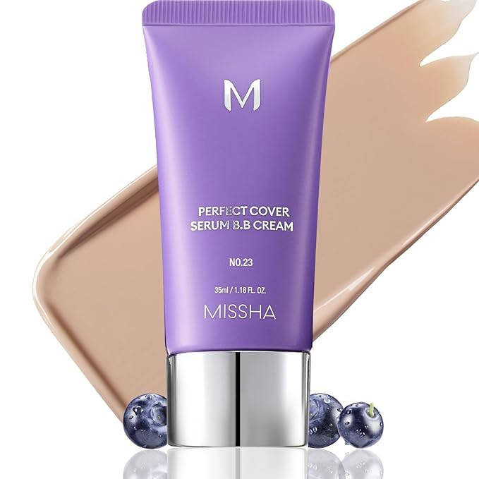 MISSHA M PERFECT COVER SERUM BB CREAM No.23 Natural Beige-Light/Medium with Cool/Neutral Underton... | Amazon (US)