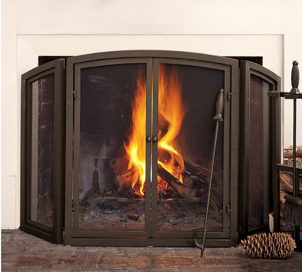 Classic Fireplace Screen | Pottery Barn (US)