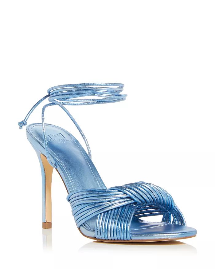 Women's Brista Almond Toe Wrapped Strap High Heel Sandals | Bloomingdale's (US)