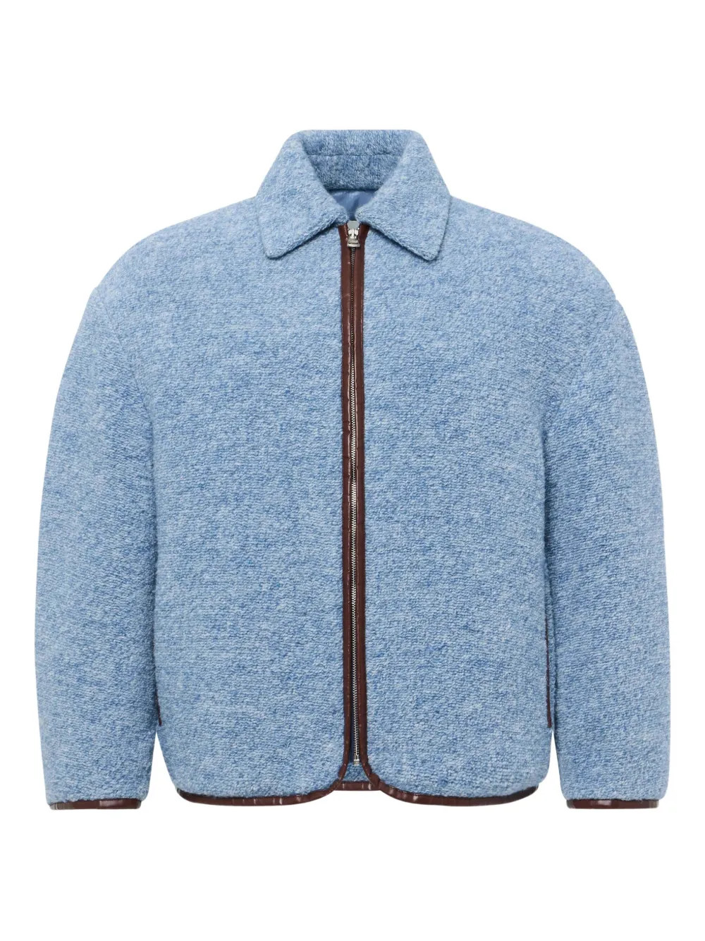 JW Anderson zip-up Bomber Jacket | Blue | FARFETCH | Farfetch Global