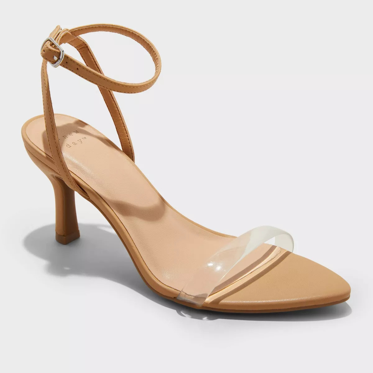 Women's Morrigan Single Band Ankle Strap Heels - A New Day™ Black | Target