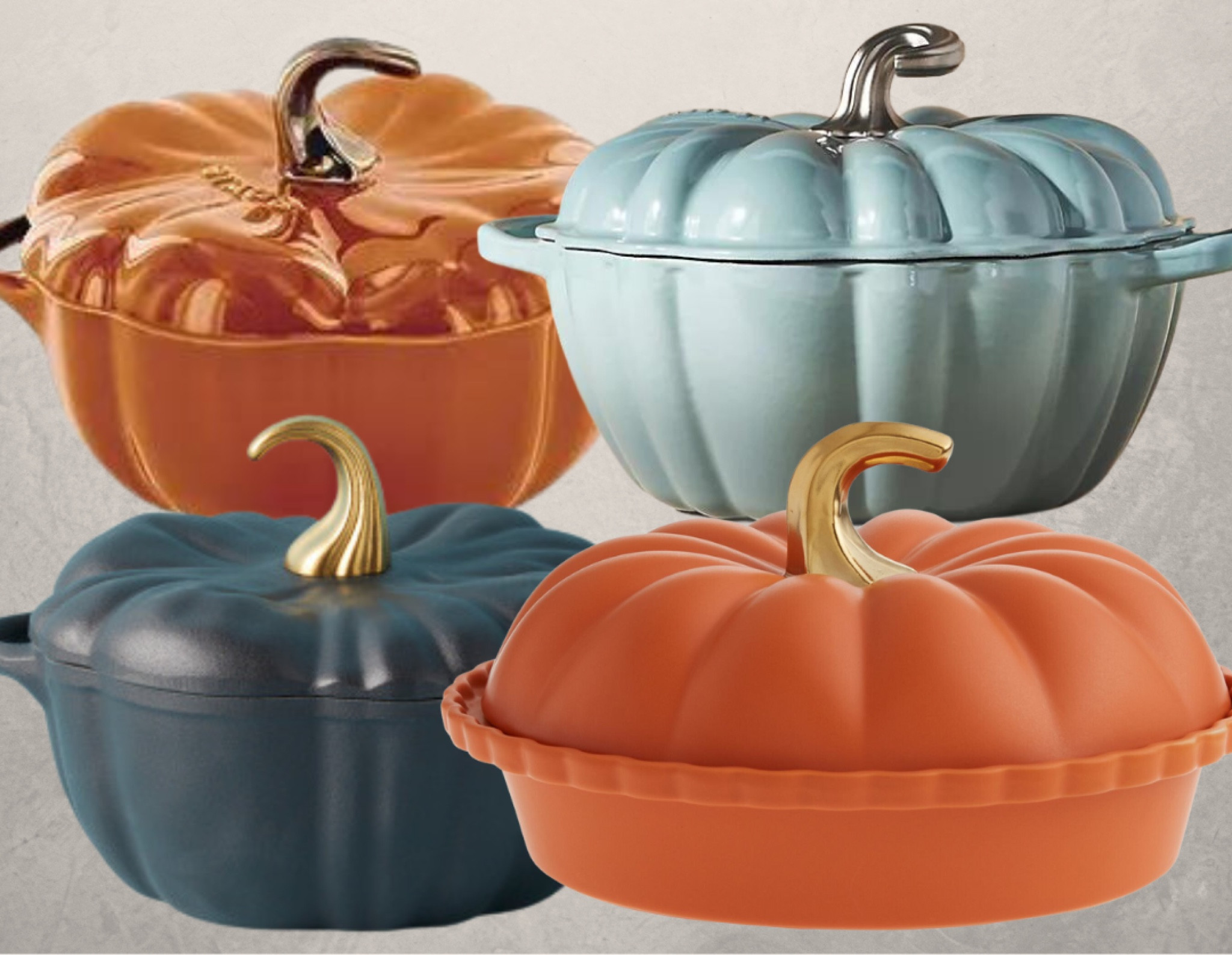 4qt Cast Iron Pumpkin Dutch Oven curated on LTK