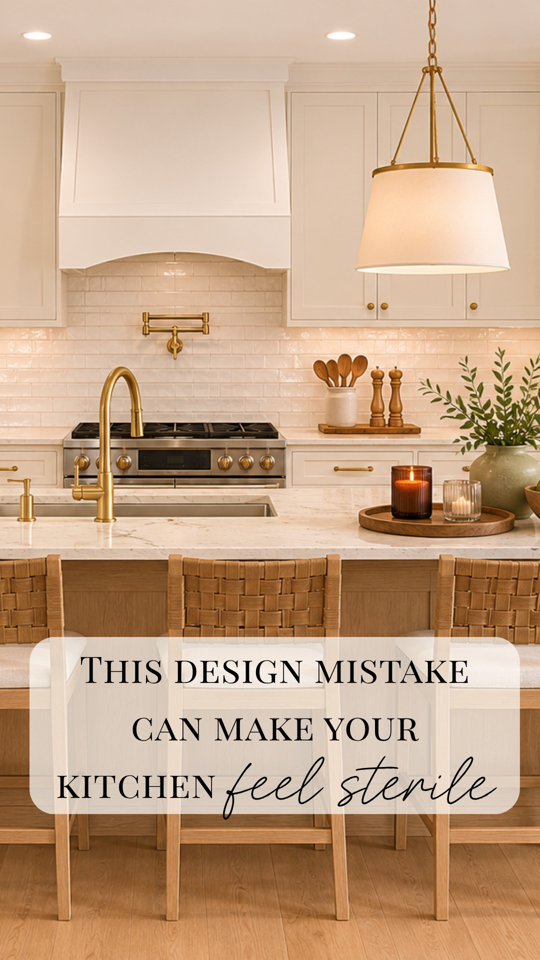 If your kitchen feels a little too sterile, it’s not always the cabinets, paint, or hardware… it’s the lack of warmth. Adding wood, layered lighting, warm or aged metals, woven texture, and natural materials can completely change how the room feels. It’s the difference between a kitchen that looks finished and one that actually feels like home 🤍

Linking everything we’re using in our kitchen remodel to create a warmer and more cozy kitchen ✨

A few frequently asked sources that I can’t link here:
Cabinet paint: Benjamin Moore White Dove
Countertops: Daltile ONE Quartz in Mokara 🤍

#LTKHome