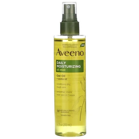 Aveeno Daily Moisturizing Oil Mist Oat Oil + Jojoba Oil 6.7 fl oz (200 ml) | Walmart (US)