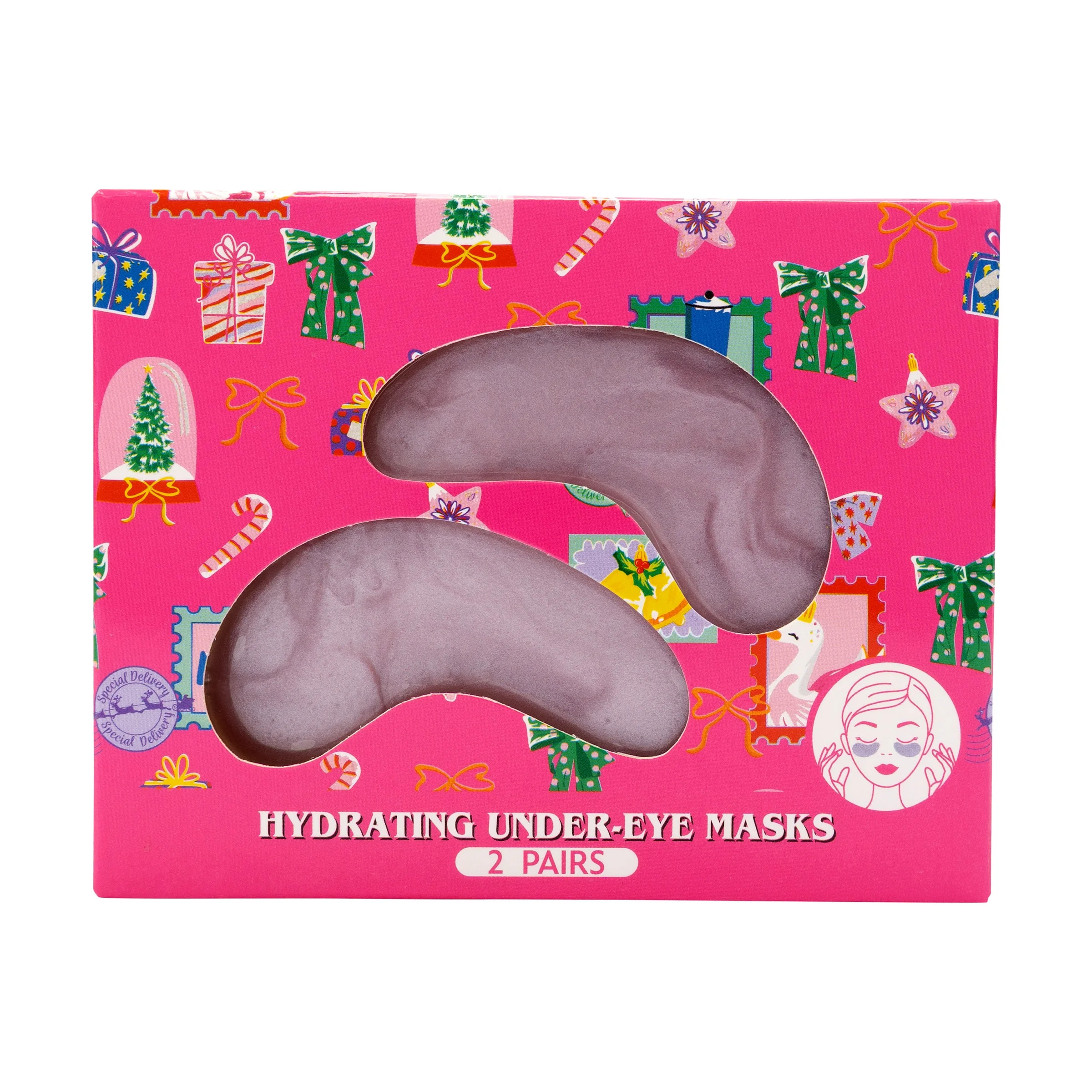 Taste Beauty Under Eye Mask, Purple, Hydrating, 2 Pairs | Walmart (US)