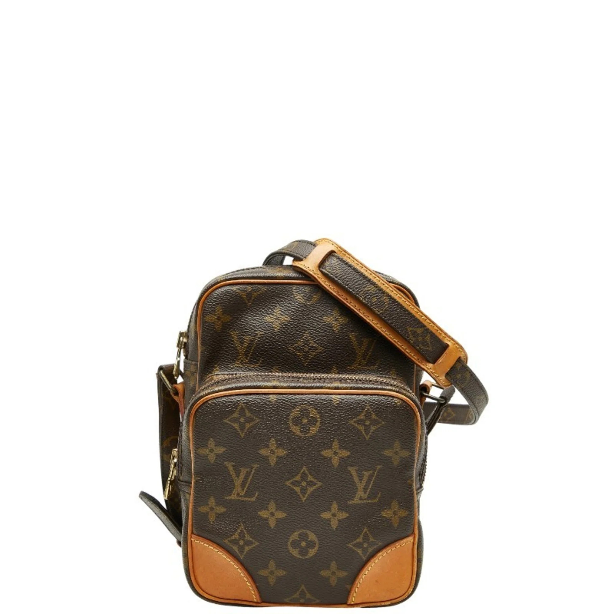 Pre-Owned Louis Vuitton Monogram Amazon Crossbody Shoulder Bag M45236 Brown Leather... (Good) | Walmart (US)