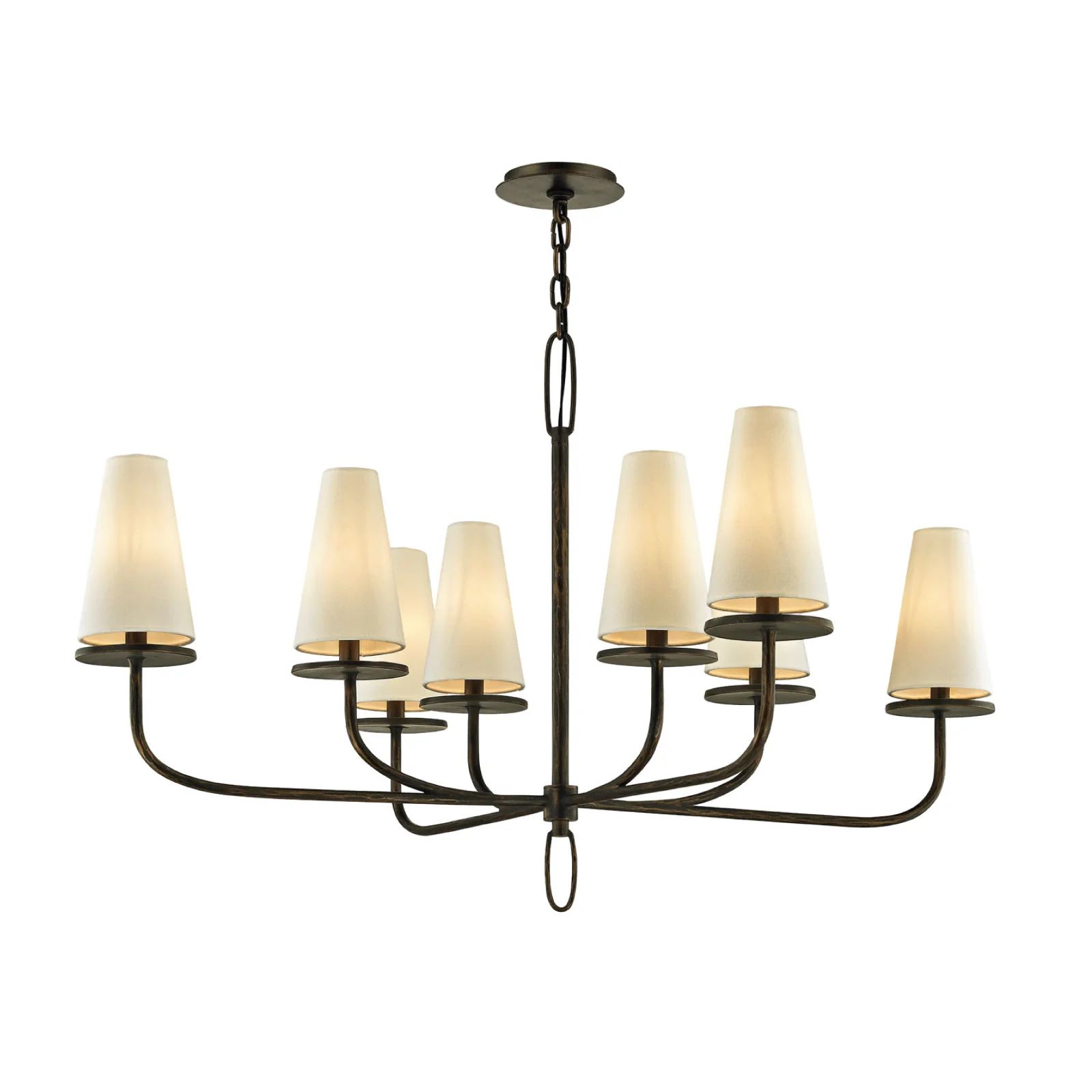 Rosecliff Chandelier in Bronze - Large | Brooke and Lou