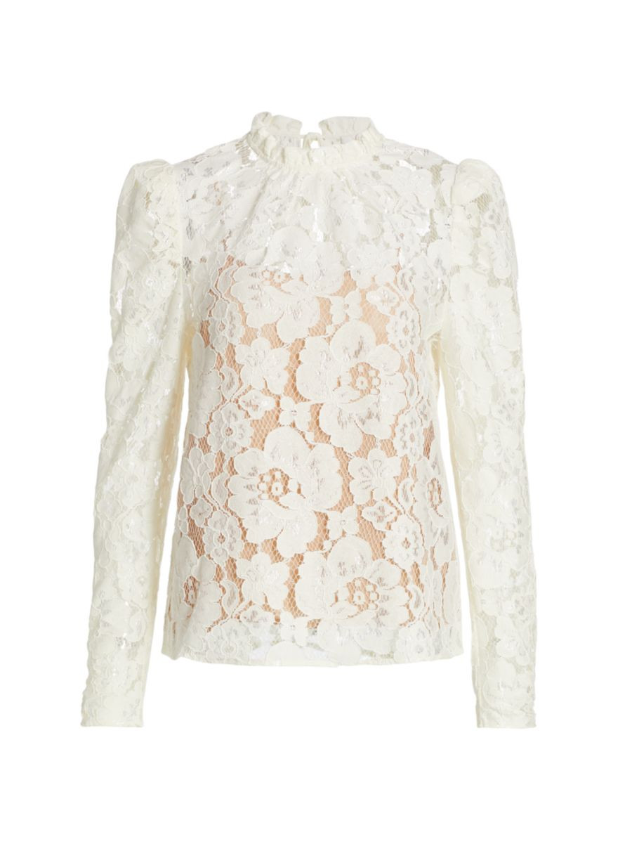 Wayf Emma Lace Blouse | Saks Fifth Avenue