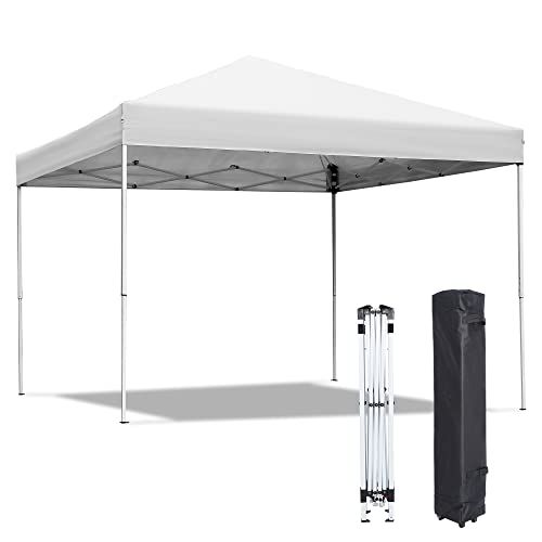 ZENY 10x10 Pop Up Canopy Tent Easy Set-up Outdoor Patio Canopy Adjustable Straight Leg Heights In... | Amazon (US)