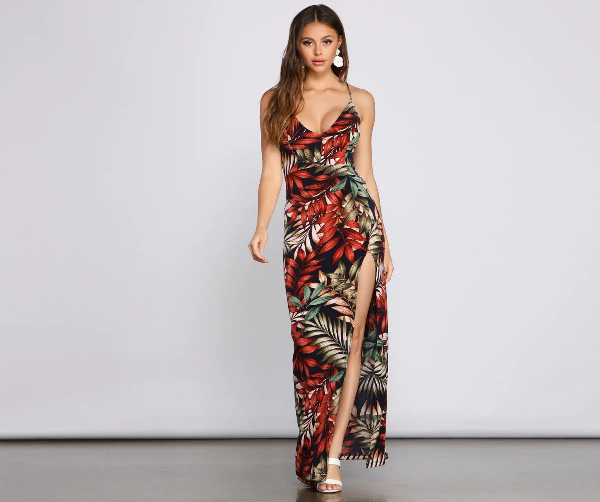 Off To The Tropics Maxi Dress | Windsor Stores
