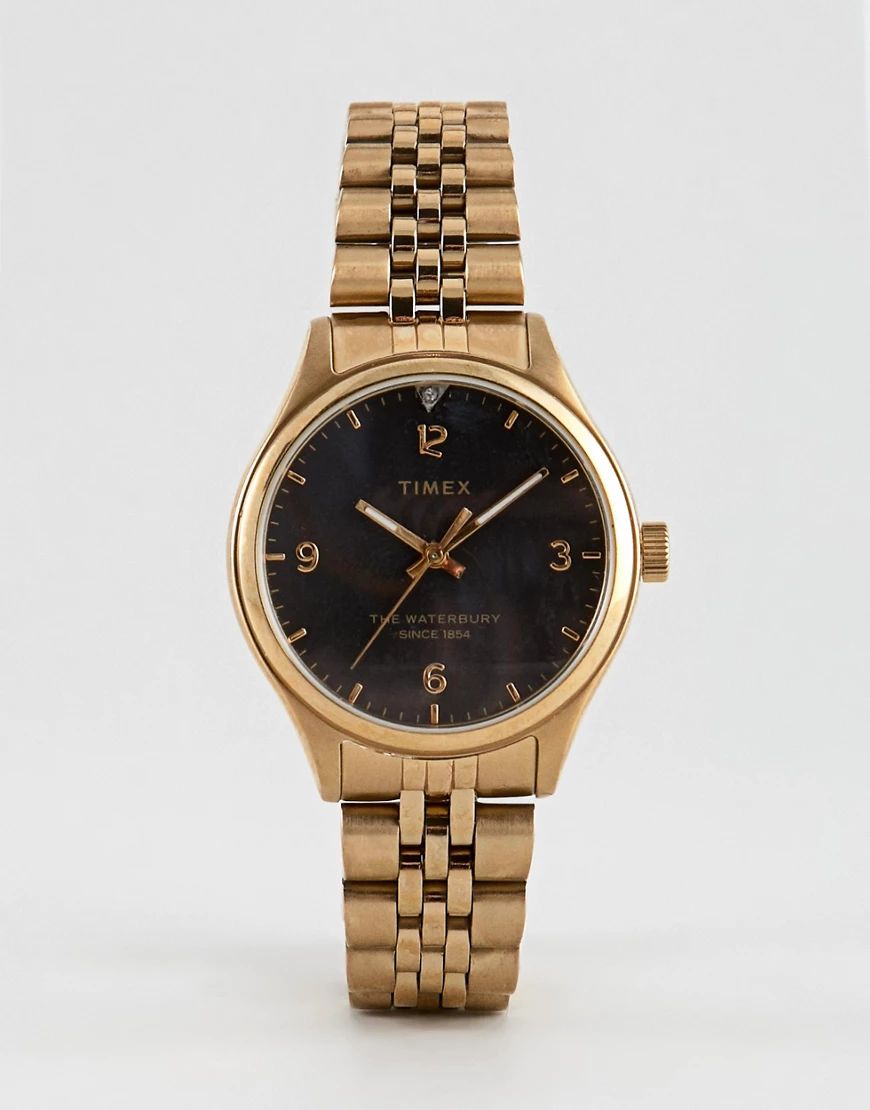 Timex Waterbury bracelet watch in gold | ASOS (Global)