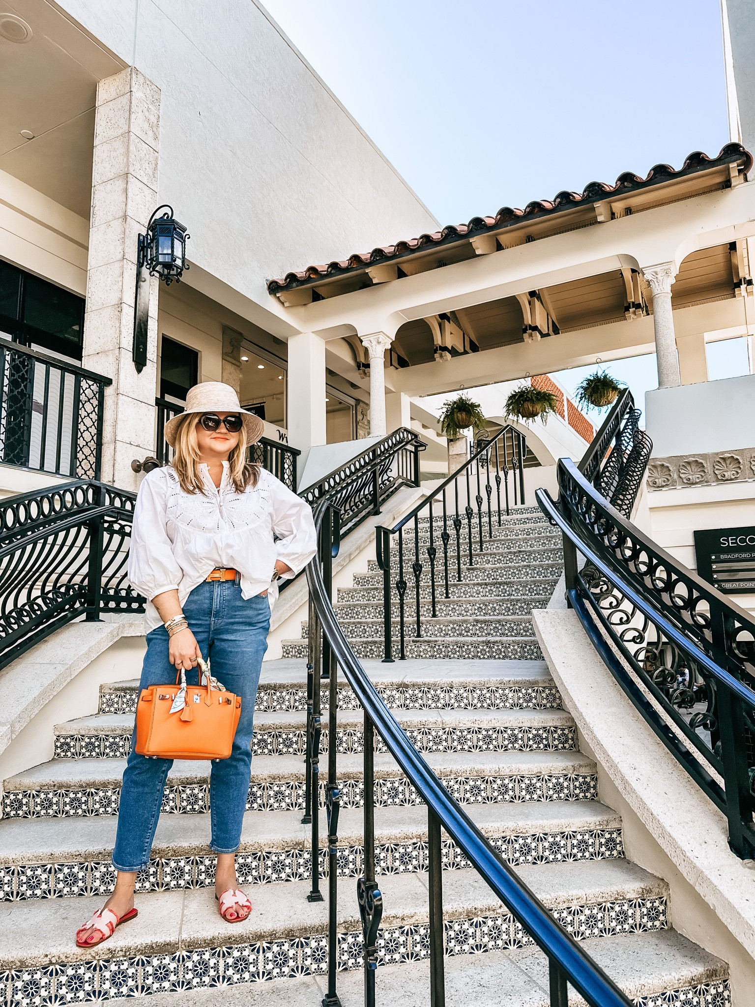 Classic style, white shirt, madewell jeans, Sarah Bray hat, Hermes, oran sandals, Birkin bag

#LTKshoecrush #LTKstyletip #LTKitbag