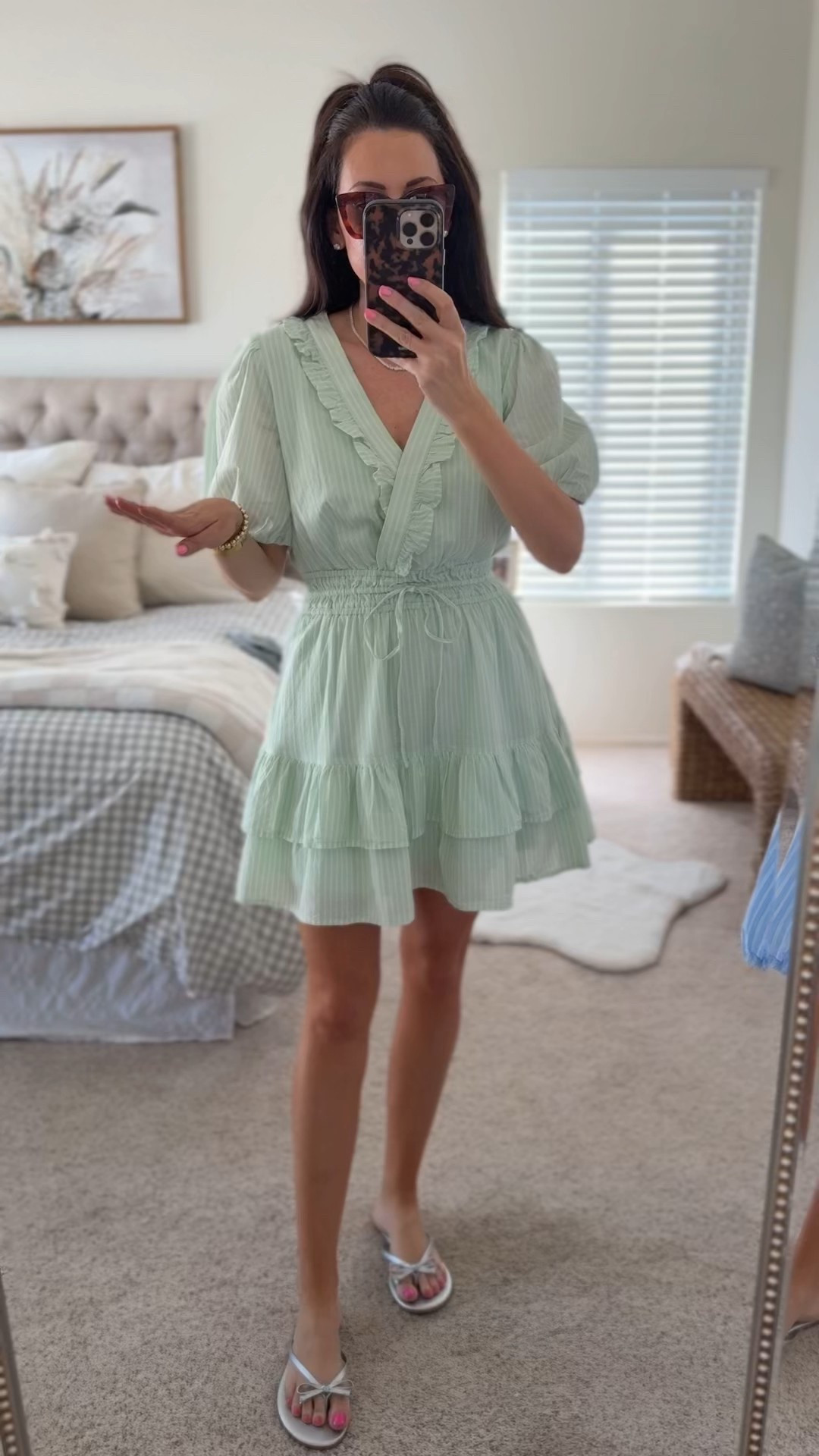 NEW AT WALMART😍 wearing a small & has such a flattering fit 

#LTKSeasonal #LTKootd #LTKmomlife