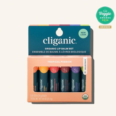 Cliganic Tropical Lip Balm, 6 pack | Target