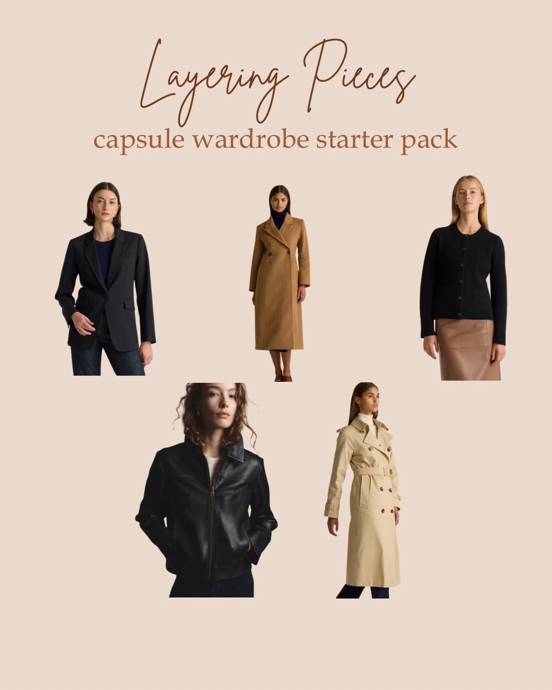 Capsule wardrobe starter pack: Layering pieces 💫

#LTKStyleTip #LTKOver40