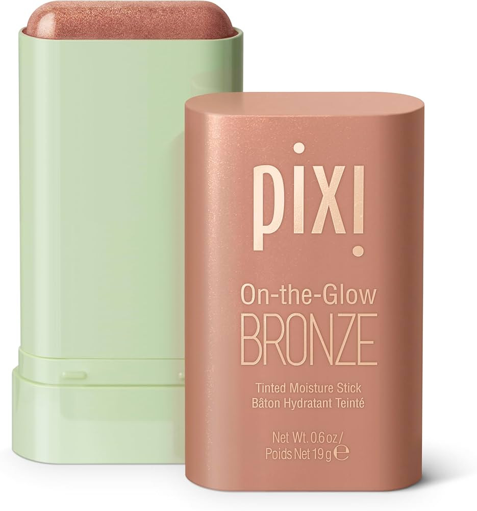 Pixi On-the-Glow Bronze - SoftGlow, Hydrating Tinted Moisture Bronzer Stick with Ginseng, Aloe Ve... | Amazon (US)