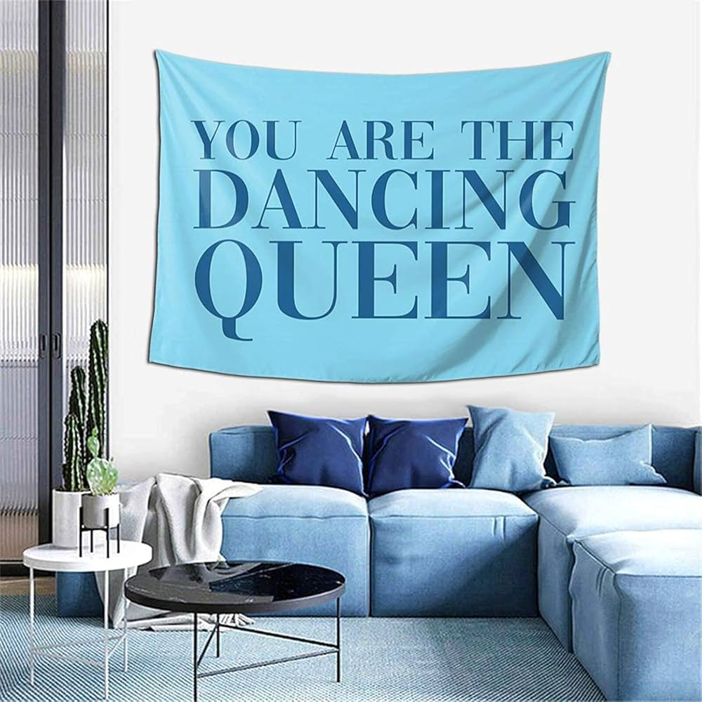 CharmingElf Mamma Mia Party Decorations, You Are The Dancing Queen Tapestry Boutique Wall Tapestr... | Amazon (US)