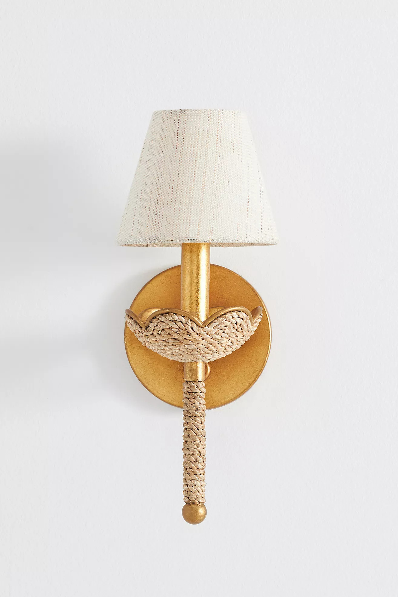 Vichy Linen Wall Sconce | Anthropologie (US)