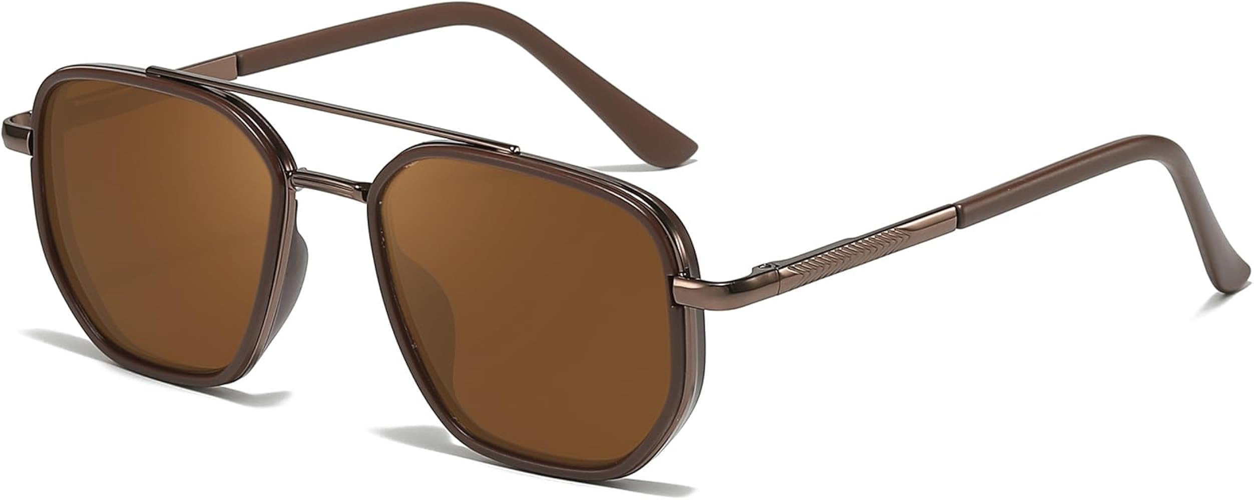 SODQW Tangle Free Aviator Sunglasses for Women Polarized Square Frame With UV400 Protection Sun G... | Amazon (US)
