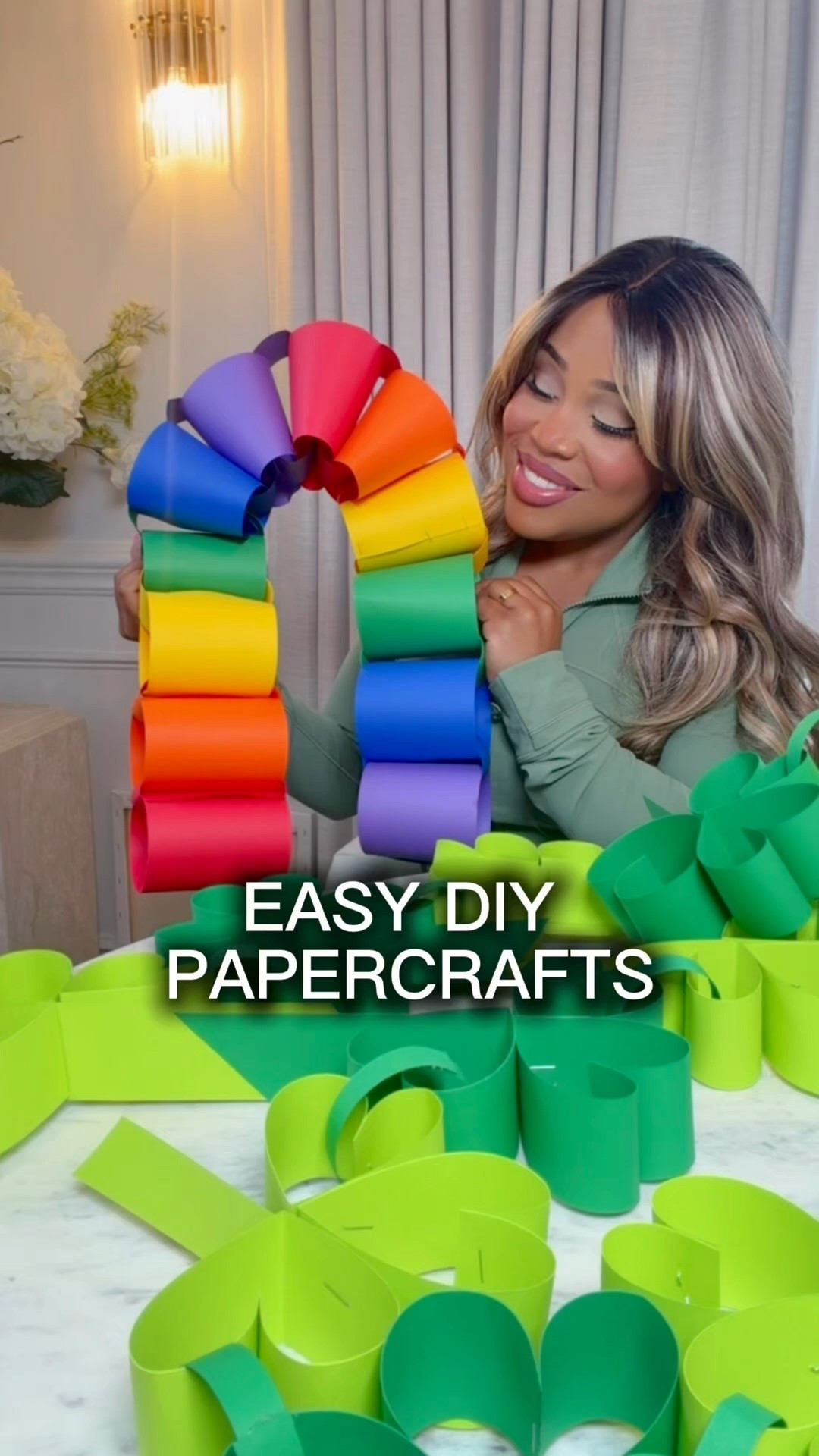Easy DIY paper crafts your kids will love! Perfect for Saint Patrick’s day decor 🍀

#DIY #homedecor #momlife 

#LTKHome #LTKmomlife #LTKdayinmylife