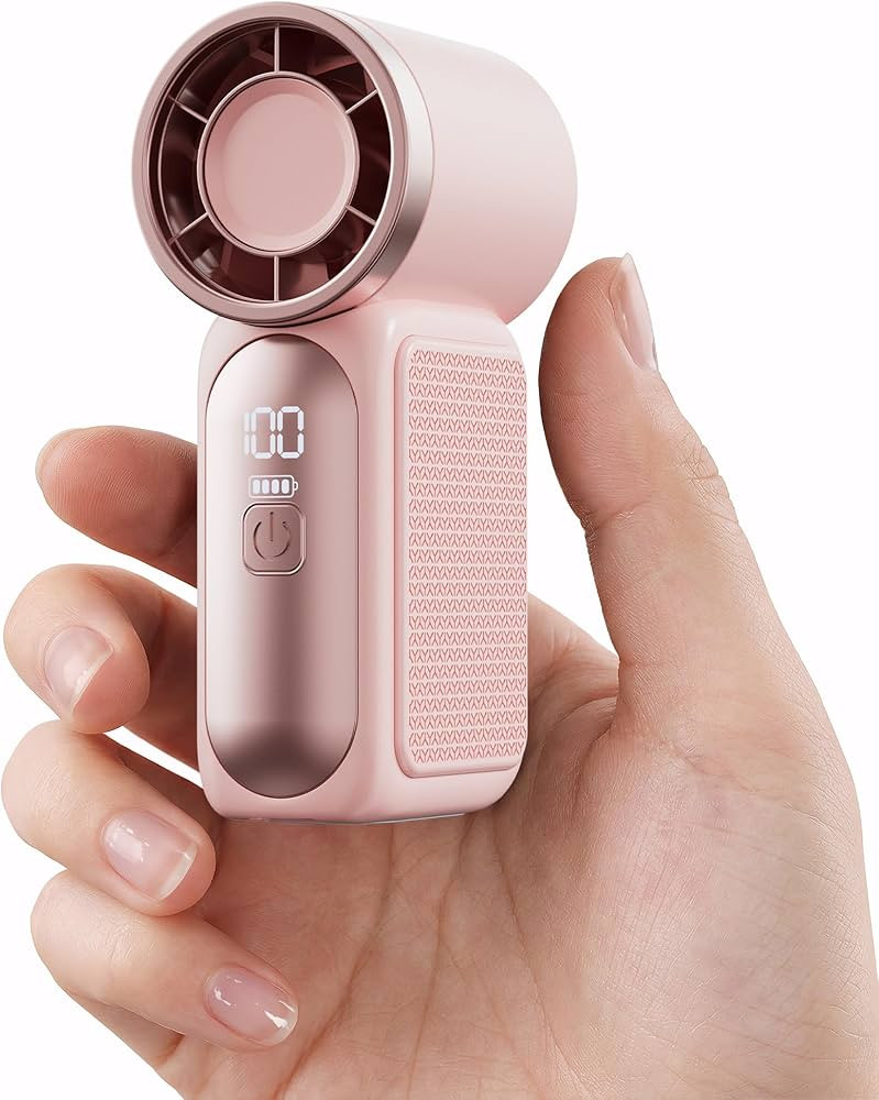 Gaiatop Portable Handheld Mini Fan, 6 Speeds 16900 RPM High Velocity Personal Fan with LED Displa... | Amazon (US)