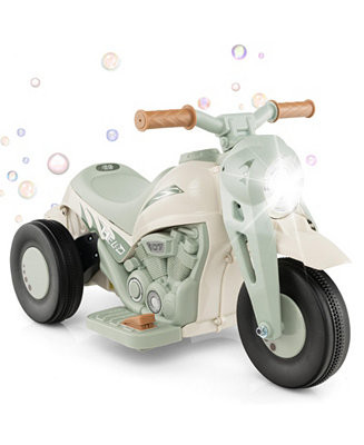 6V Kids Electric Ride on Motorcycle with Bubble Maker and Music | Macy's