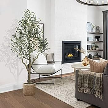 SeelinnS Artificial Olive Tree 5FT Fake Olive Tree Large Faux Plants Indoor Tall Olive Branch and... | Amazon (US)