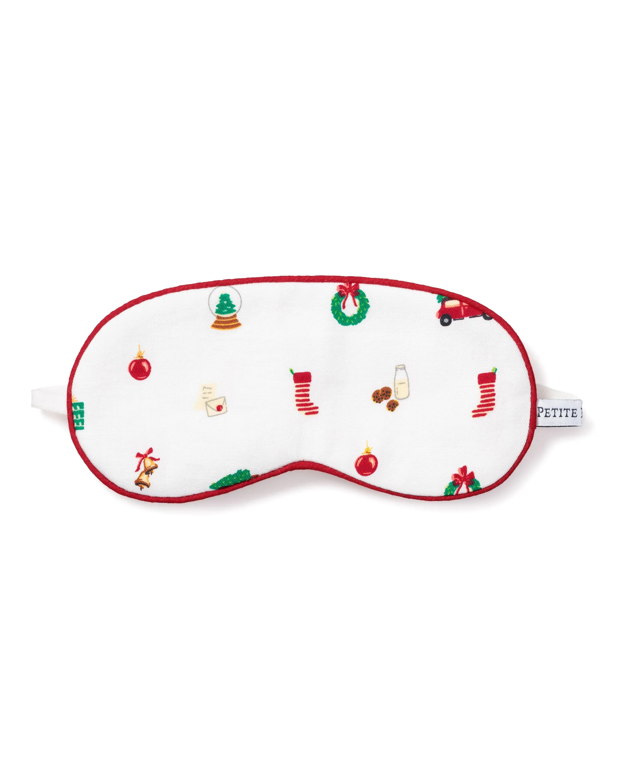 Kid's Twill Sleep Mask in Winter Nostalgia | Petite Plume