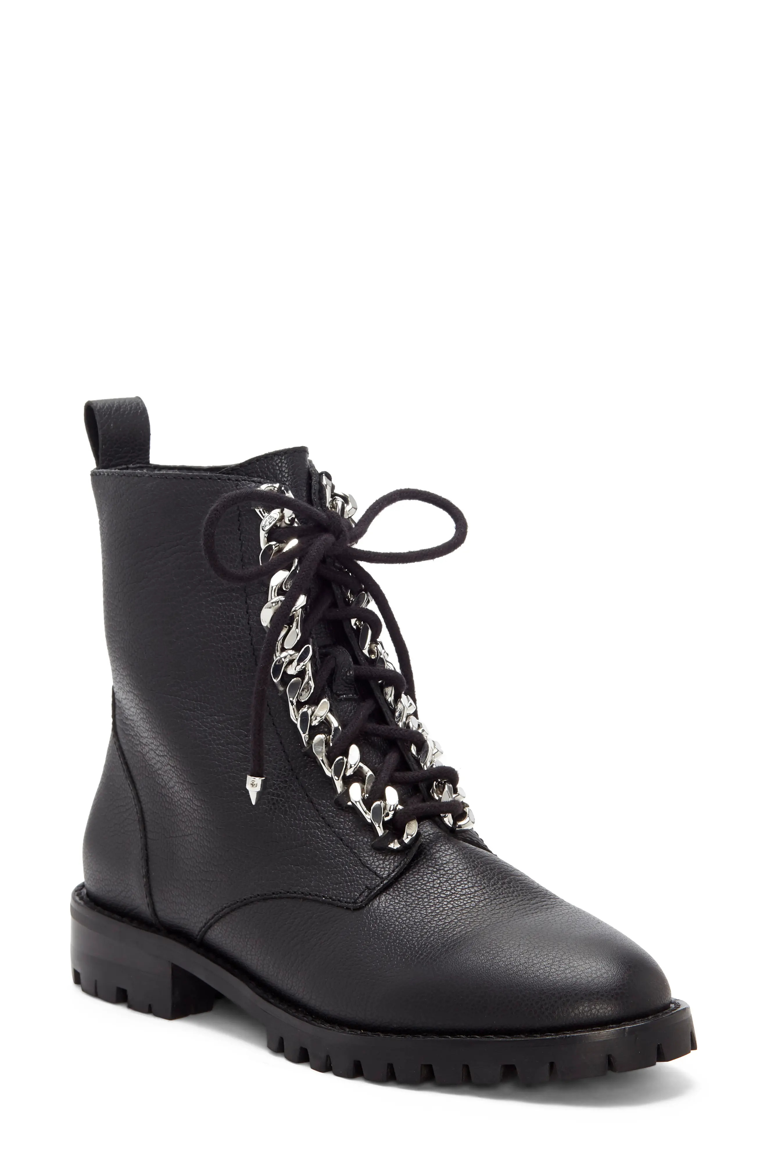 Women's Rebecca Minkoff Janyi Combat Boot, Size 9 M - Black | Nordstrom