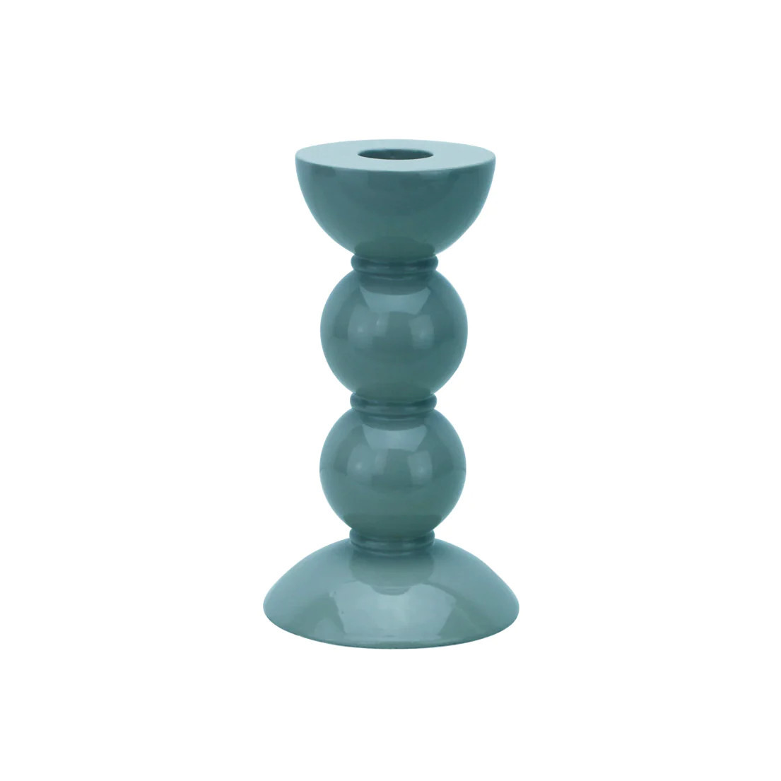 Chambray Bobbin Candlestick, Small | Waiting On Martha