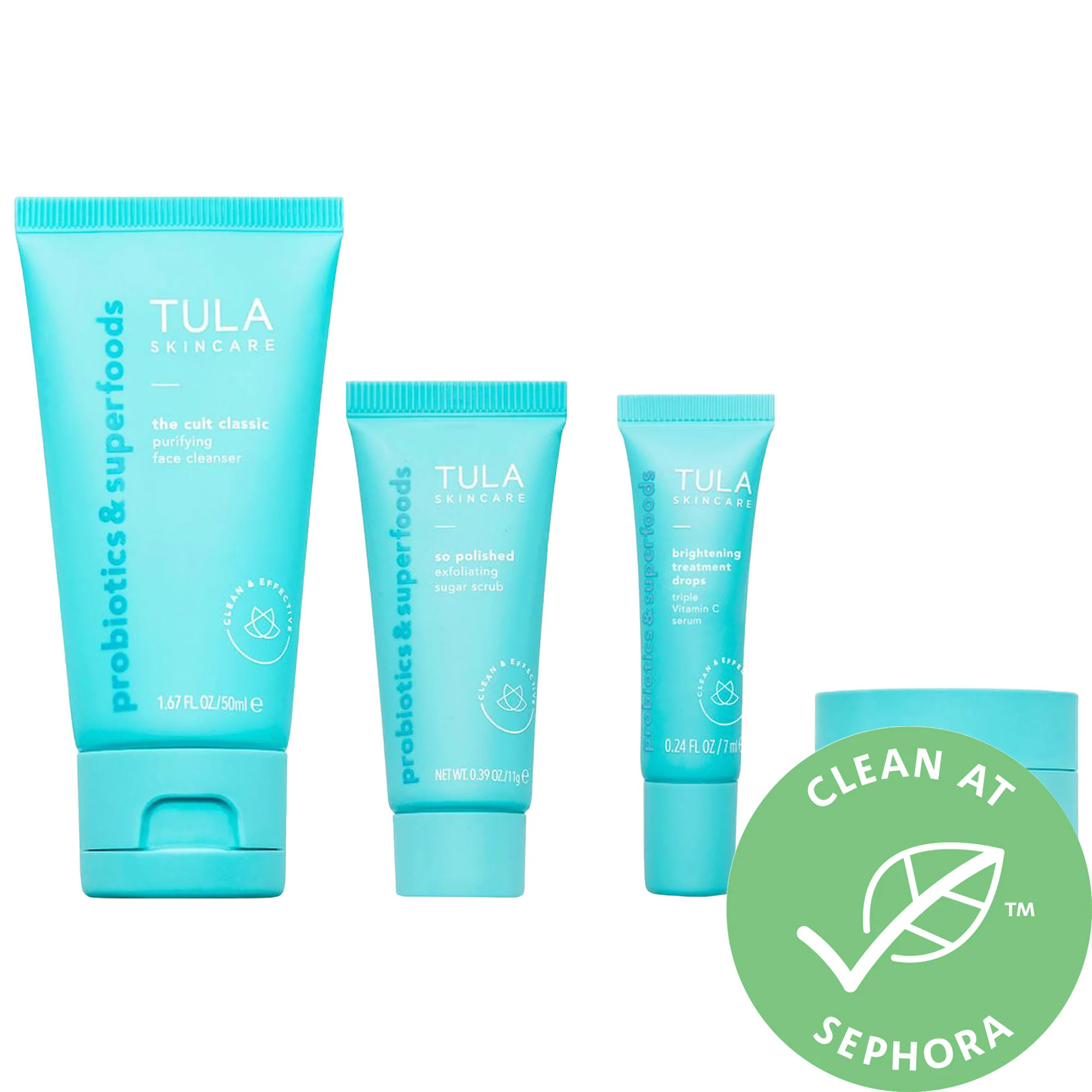 TULA Skincare On The Go Best Sellers Travel Kit | Sephora (US)